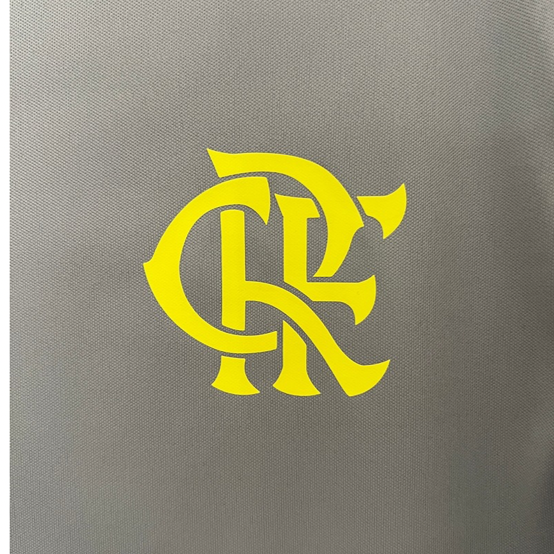 Camisa Flamengo Treino Cinza 24/25 - Adidas Feminina
