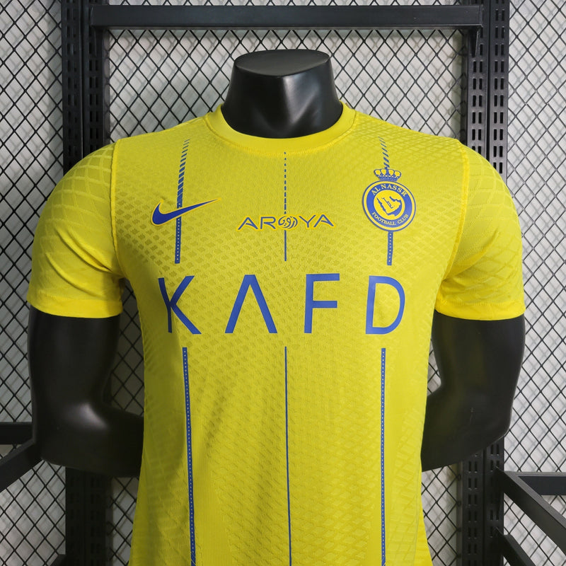 Camisa Al Nassr Home 23/24 - Nike Jogador Masculina - Lançamento