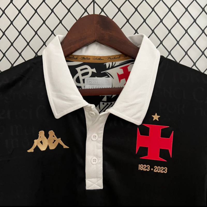 Camisa Vasco da Gama Camisas Negras Thrid 23/24 - Kappa Feminina