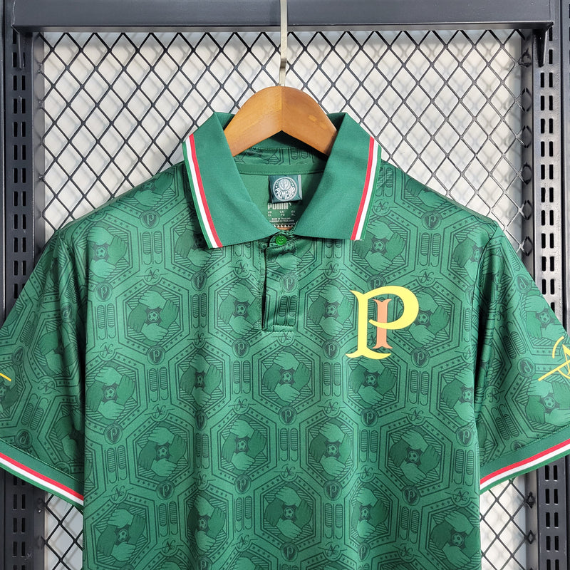 Camisa Palmeiras Polo Verde 23/24 - Puma Torcedor Masculina