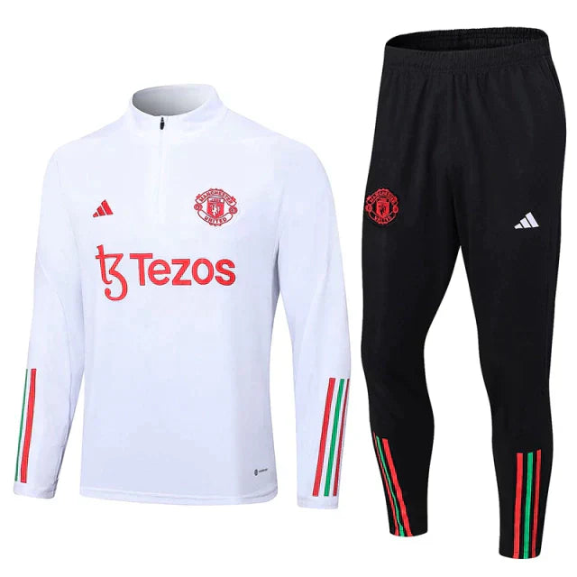 Conjunto de Treino Man United 2023 Branco