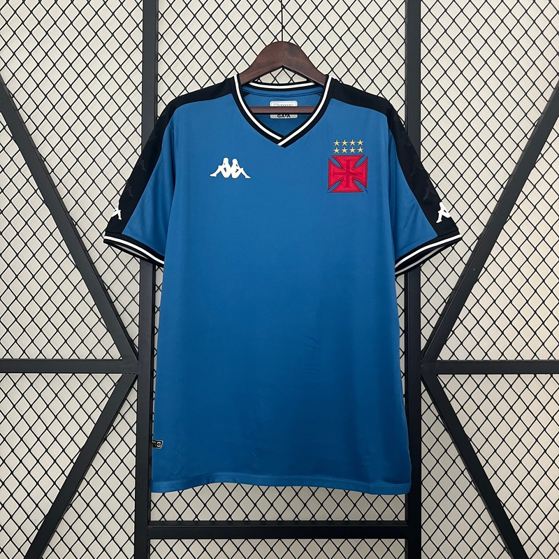 Camisa Vasco Da Gama Goleiro 24/25 Azul - Kappa Torcedor Masculina