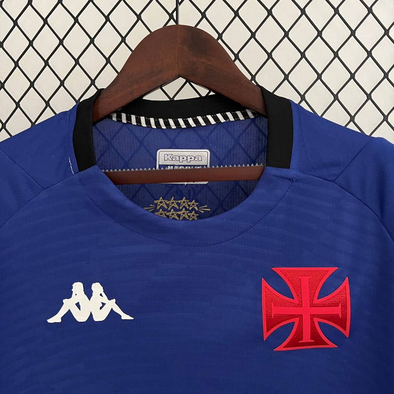 Camisa Vasco Da Gama Goleiro 23/24 Azul - Kappa Torcedor Masculina