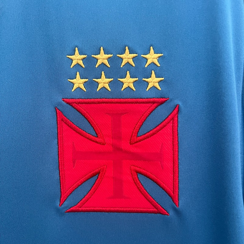 Camisa Vasco Da Gama Goleiro 24/25 Azul - Kappa Torcedor Masculina