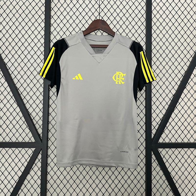 Camisa Flamengo Treino Cinza 24/25 - Adidas Feminina