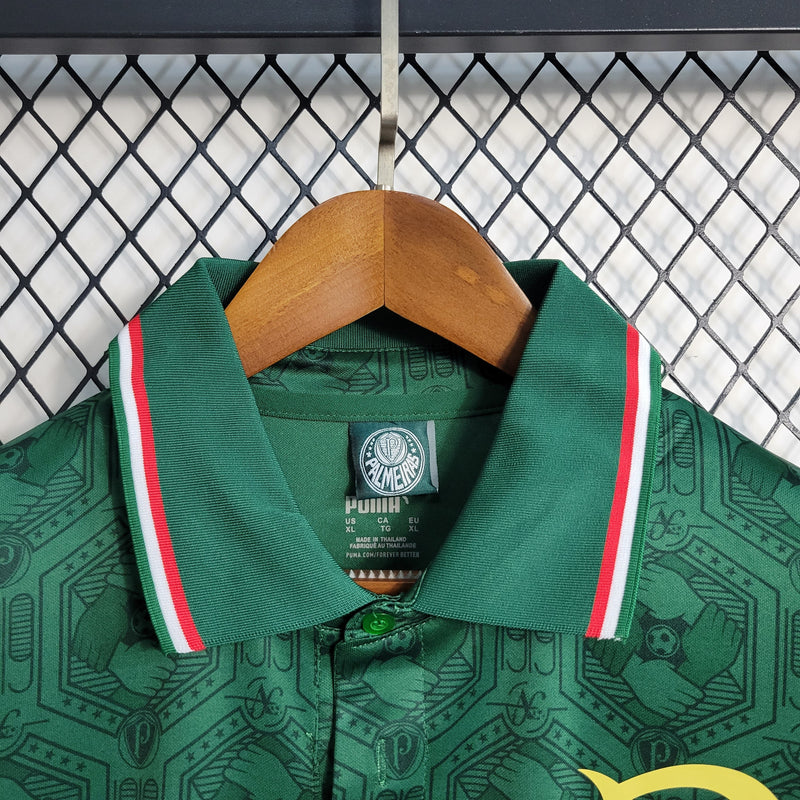 Camisa Palmeiras Polo Verde 23/24 - Puma Torcedor Masculina