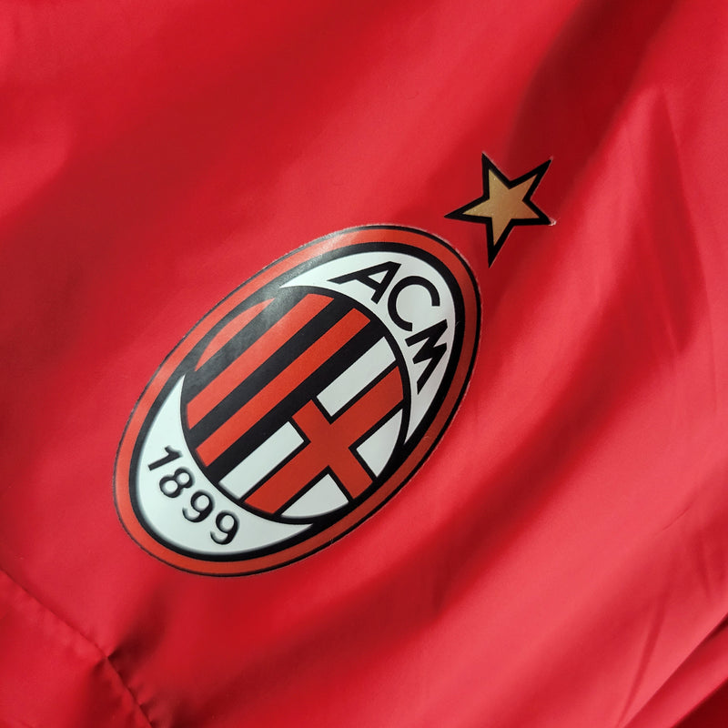 Jaqueta Corta Vento AC Milan 23/24 - Puma Vermelho