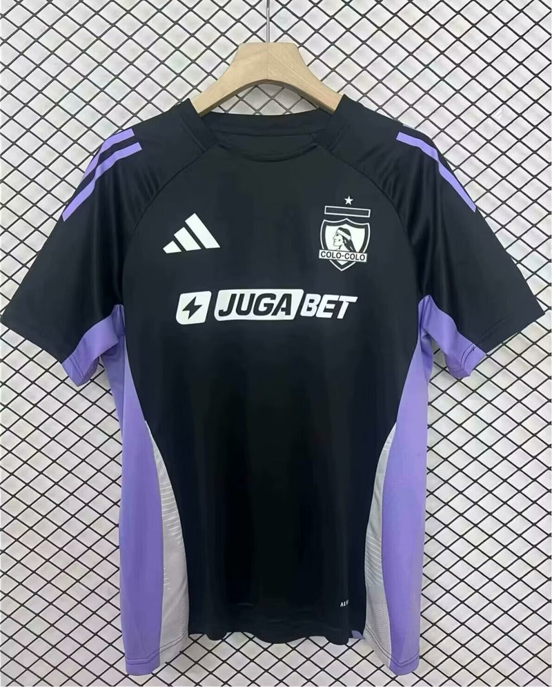 Camisa Colo Colo Treino Preta 25/26 - Adidas Torcedor Masculina