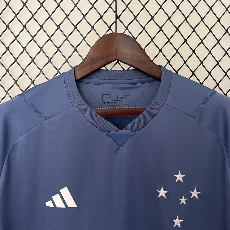 Camisa Cruzeiro Treino Azul 24/25 - Adidas Torcedor Masculina