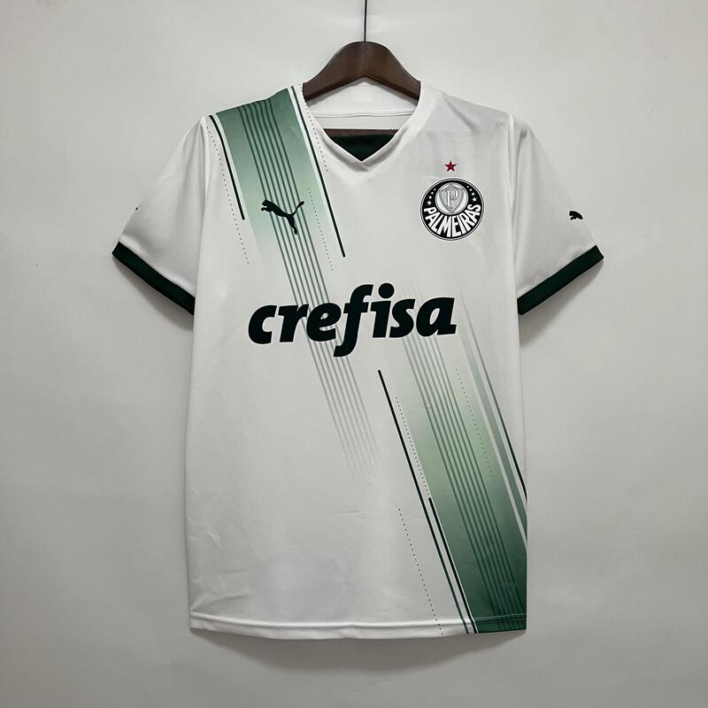 Camisa Palmeiras Away Branca 23/24 - Puma Torcedor Masculina