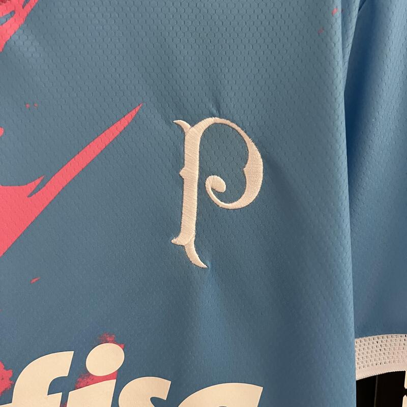 Camisa Palmeiras Edição Especial Rosa e Azul 23/24 - Puma Torcedor Masculina