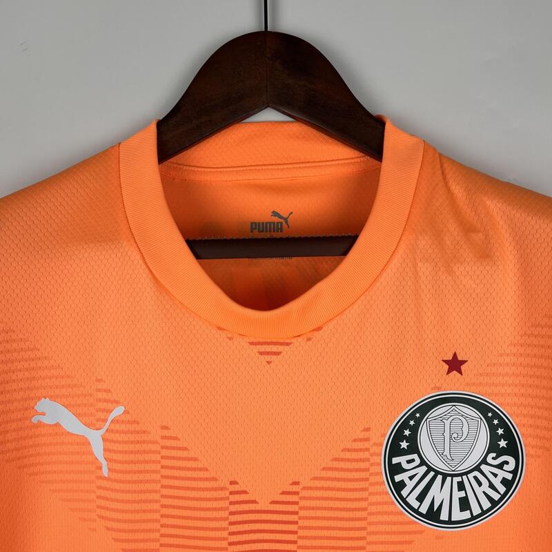 Camisa Palmeiras Goleiro Laranja 23/24 - Puma Torcedor Masculina