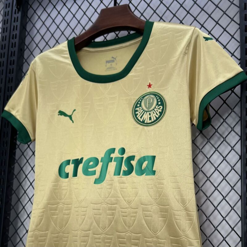 Camisa Palmeiras Third 24/25 Dourada - Puma Torcedor Feminina