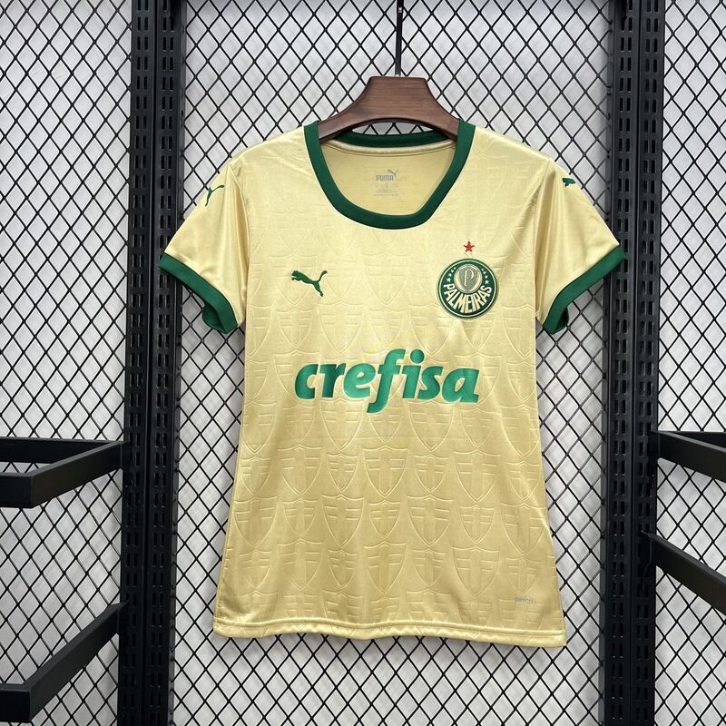 Camisa Palmeiras Third 24/25 Dourada - Puma Torcedor Feminina