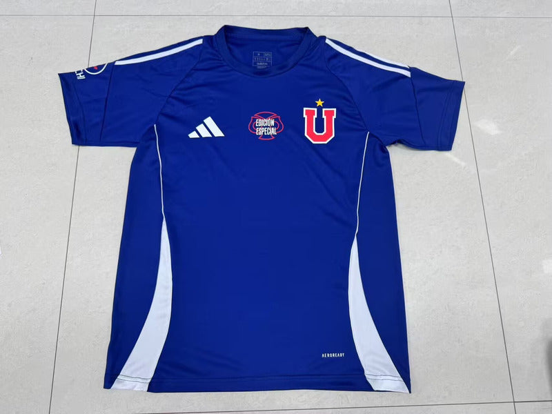Camisa Universidad de Chile Treino Azul 25/26 - Adidas Torcedor Masculina