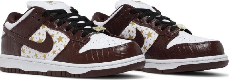 Tênis Nike Supreme x Dunk Low OG SB QS 'Barkroot Brown'